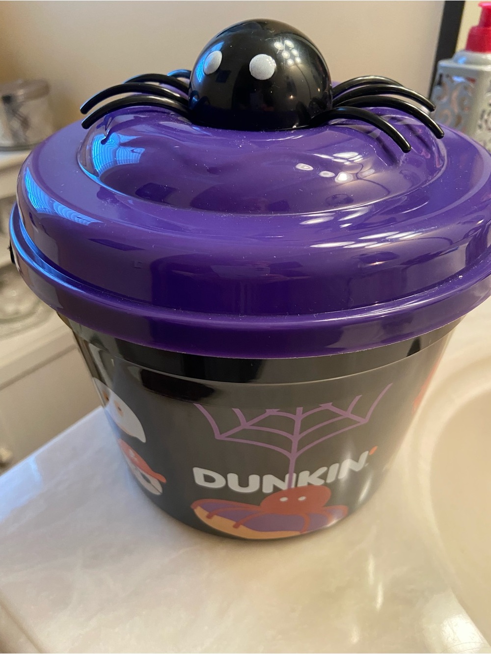 Dunkin' Halloween Spider Bucket